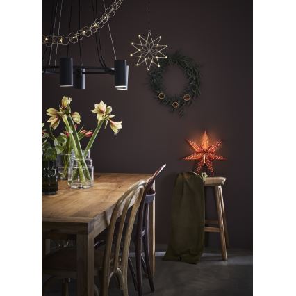 Markslöjd 705807 - Décoration de Noël EMBLA 1xE14/6W/230V Ø 45 cm brune