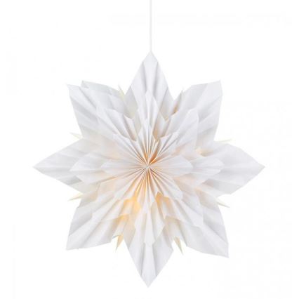 Markslöjd 705836 - Décoration de Noël NEELA 1xE14/25W/230V Ø 43 cm blanche