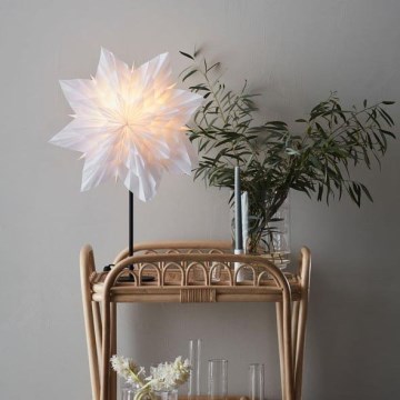 Markslöjd 705838 - Décoration de Noël NEELA 1xE14/25W/230V 43 cm blanc/noir