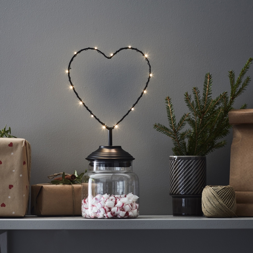 Markslöjd 705855 - Décoration de Noël SWEETIE LED/0,45W/3xAA cœur