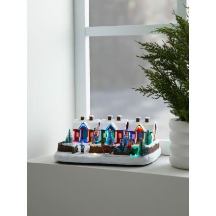 Markslöjd 705901 - Décoration de Noël LED KATTHULT LED/0,51W/4,5V multicolore