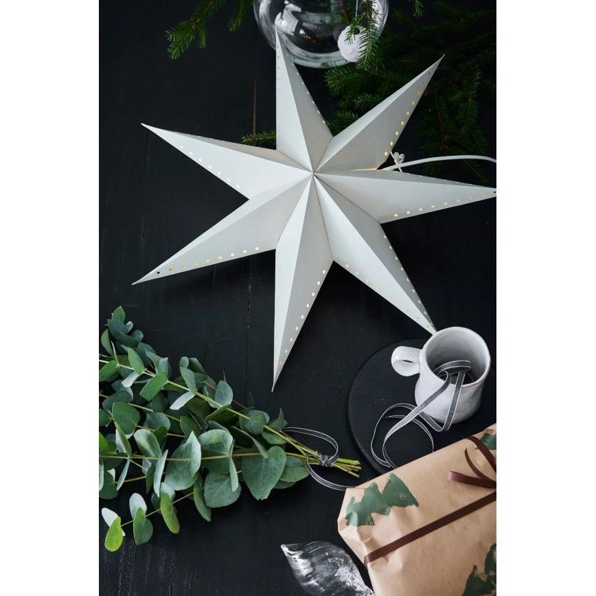 Markslöjd 705930 - Décoration de Noël LIVELY 1xE14/6W/230V Ø 60 cm gris