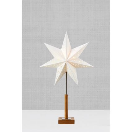 Markslöjd 706041 - Décoration de Noël SOLVALLA 1xE14/25W/230V 35 cm blanc/chêne