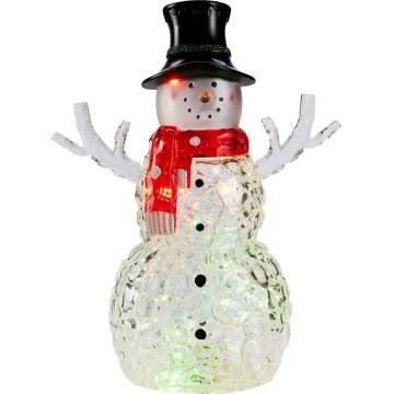 Markslöjd 706044 - Décoration de Noël LED FRANS LED/0,06W/3xAAA bonhomme de neige