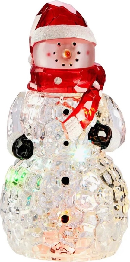 Markslöjd 706045 - Décoration de Noël LED HENRY LED/0,06W/3xAAA bonhomme de neige