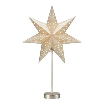 Markslöjd 706053 - Décoration LED de Noël MATHILDA LED/0,2W/3xAA 68 cm beige/chrome mat