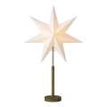 Markslöjd 706214 - Décoration de Noël SPERANZA 1xE14/6W/230V Ø 45 cm pin/crème