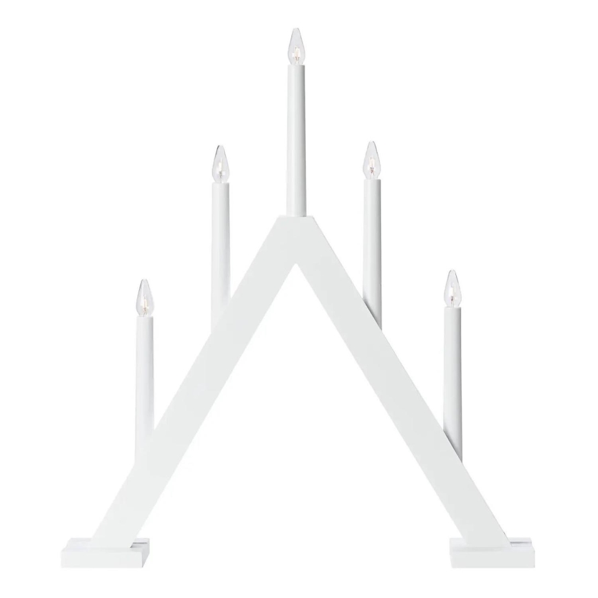 Markslöjd 706222 - Chandelier de Noël ARIELE 5xE10/3W/230V pin/blanc