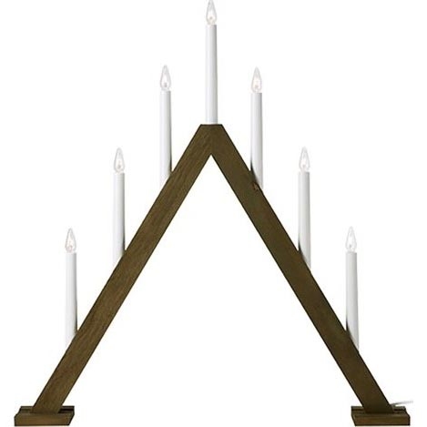 Markslöjd 706227 - Bougeoir de Noël ARIELE 7xE10/3W/230V bois/blanc