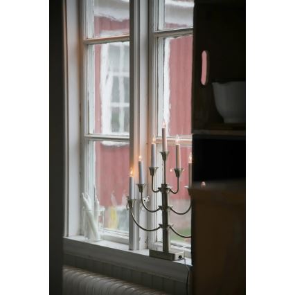 Markslöjd 706282 - Chandelier de Noël GYLLING 7xE10/3W/230V laiton