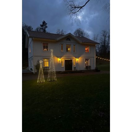 Markslöjd 706329 - Décoration de Noël extérieure LED ABETO 200xLED/2,7W/230V 2m IP44 noire