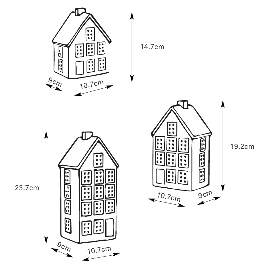 Markslöjd 706348 - Ensemble de 3 décorations de Noël LED dimmables rechargeables PORTREE LED/0,1W/3,7V 150 mAh + télécommande