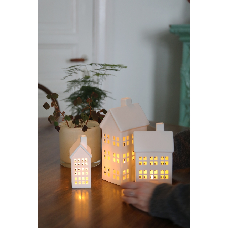 Markslöjd 706349 - Ensemble de 3 décorations de Noël LED rechargeables et dimmables ETON LED/0,1W/3,7V 150 mAh + télécommande