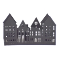 Markslöjd 706364 - Bougeoir de Noël à LED YORK 3xLED/0,1W/1xCR2032 noir