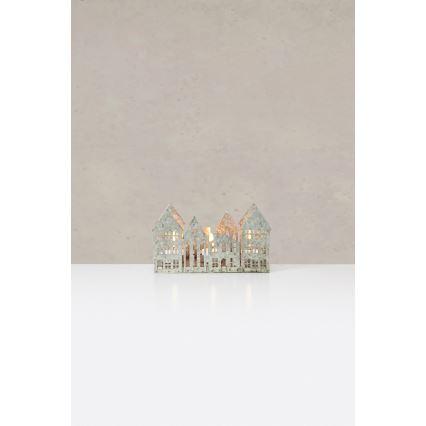Markslöjd 706365 - Bougeoir de Noël LED YORK 3xLED/0,1W/1xCR2032 gris