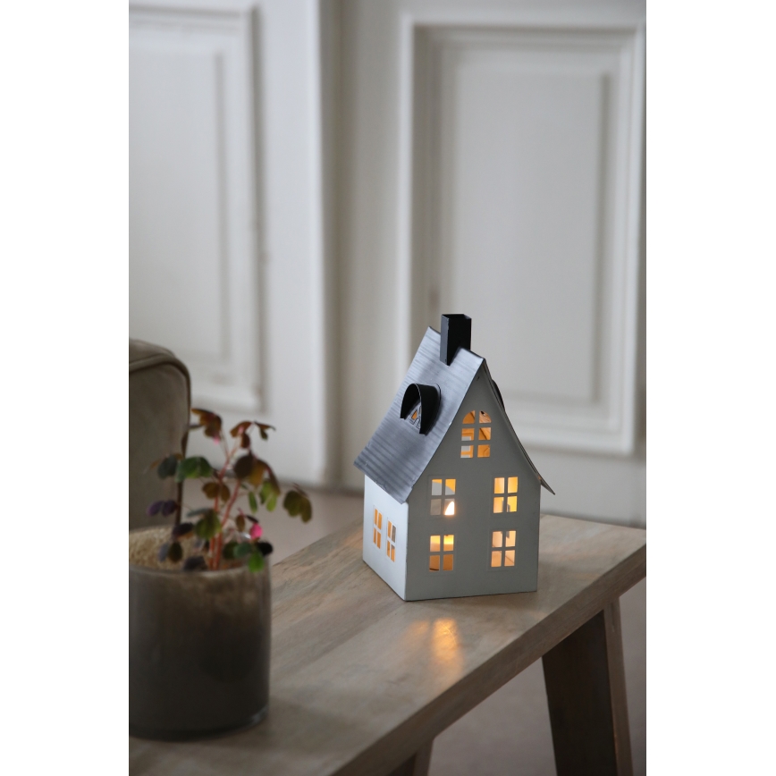 Markslöjd 706366 - décoration de Noël LED LUTON LED/0,1W/1xCR2032 blanche/noire