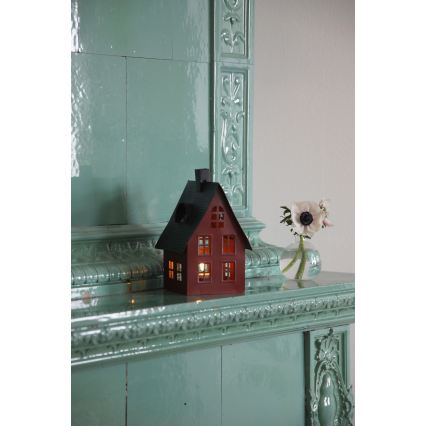 Markslöjd 706367 - Décoration de Noël à LED LUTON LED/0,1W/1xCR2032 rouge/noire