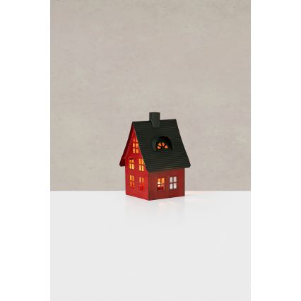 Markslöjd 706367 - Décoration de Noël à LED LUTON LED/0,1W/1xCR2032 rouge/noire