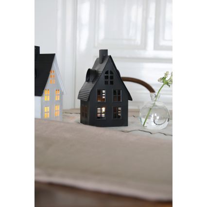 Markslöjd 706368 - Décoration LED de Noël LUTON LED/0,1W/1xCR2032 noire