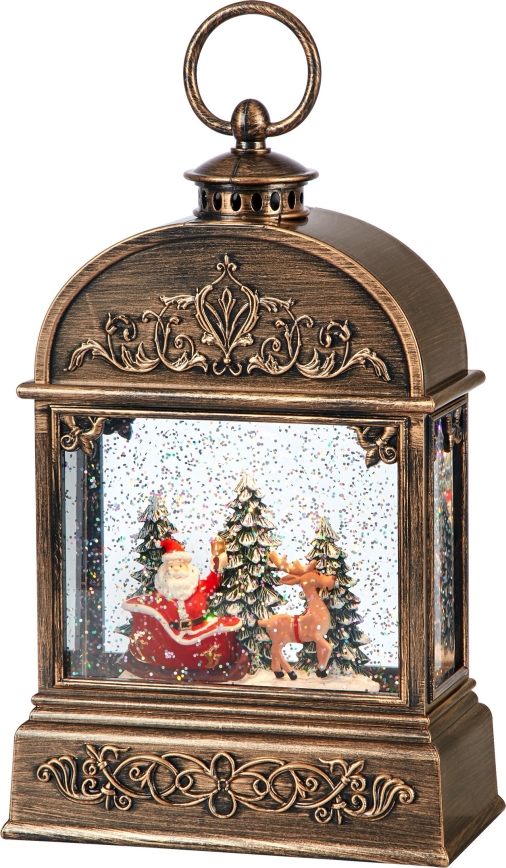Markslöjd 706408 - Décoration de Noël LED JINGLE LED/0,5W/3xAA bronze/patine
