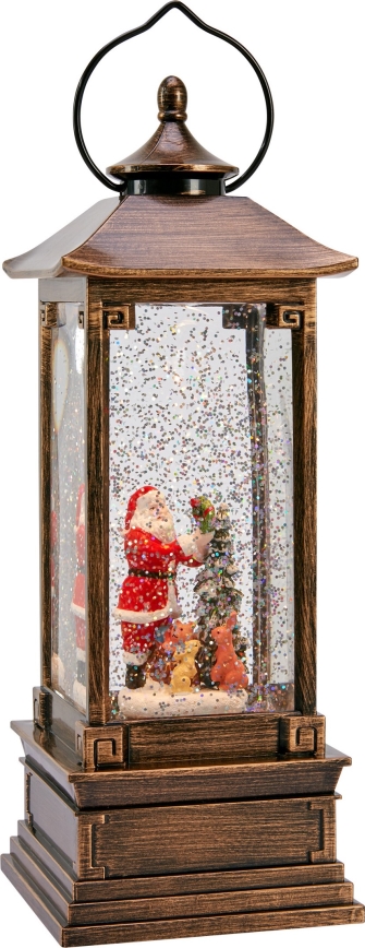 Markslöjd 706445 - décoration LED de Noël NOEL LED/0,5W/3xAA lanterne bronze