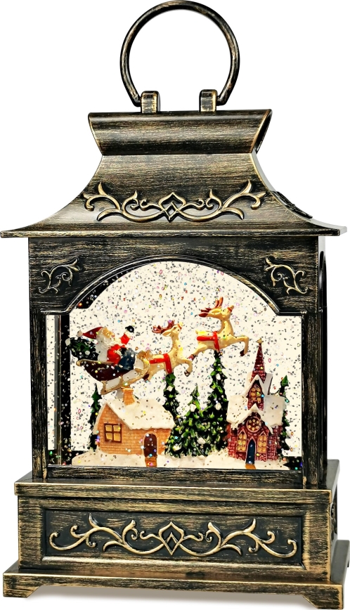 Markslöjd 706446 - Décoration de Noël LED VIXEN LED/0,5W/3xAA bronze/patine
