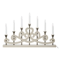 Markslöjd 706452 - Chandelier de Noël NIGHTFALL 7xE10/3W/230V beige/laiton