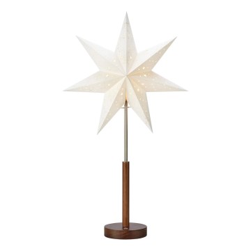Markslöjd 706493 - Décoration de Noël LED rechargeable NOELLA LED/0,5W/3,7V 2000 mAh marron/blanc