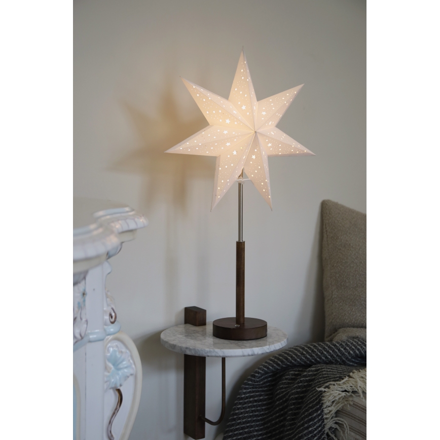 Markslöjd 706493 - Décoration de Noël LED rechargeable NOELLA LED/0,5W/3,7V 2000 mAh marron/blanc