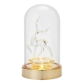 Markslöjd 706529 - Décoration de Noël LED ISLA LED/0,06W/3xAA laiton/renne