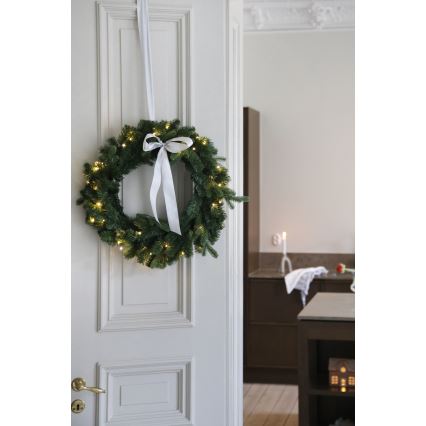 Markslöjd 706541 - Couronne de Noël d'extérieur VINTRA LED/3W/3xAA Ø 60 cm IP44 blanc chaud