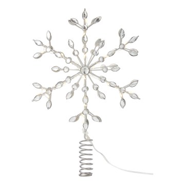 Markslöjd 706555 - Étoile LED pour sapin de Noël GLINA LED/2,16W/2xAA argentée