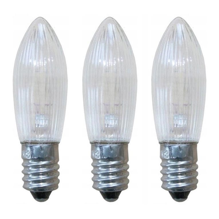 Markslöjd 8263 - LOT 3x Ampoule industrielle de noël TOPPLAMPA E10/3W/34V