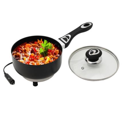 Marmite chauffante avec couvercle 165 W / 12 V, 1,9 l