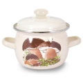 Marmite TORO 5 L avec couvercle, motif champignons