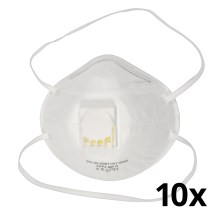 Masque avec valve d'expiration classe KN95 (FFP2) 10 pcs