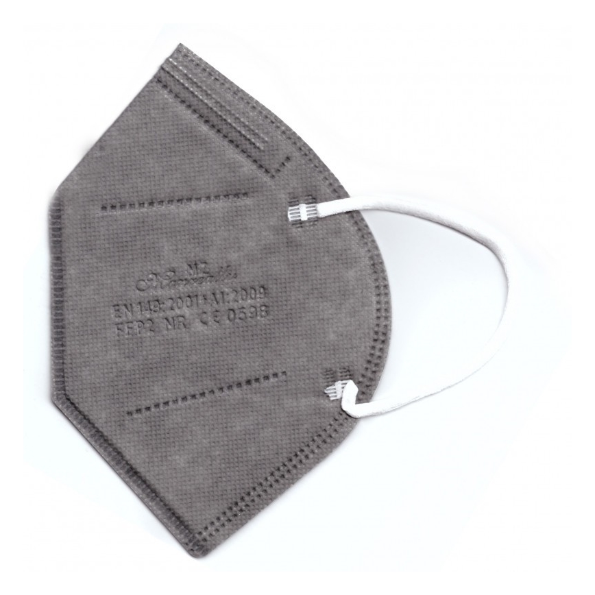 Masque FFP2 NR CE 0598 gris 1pc
