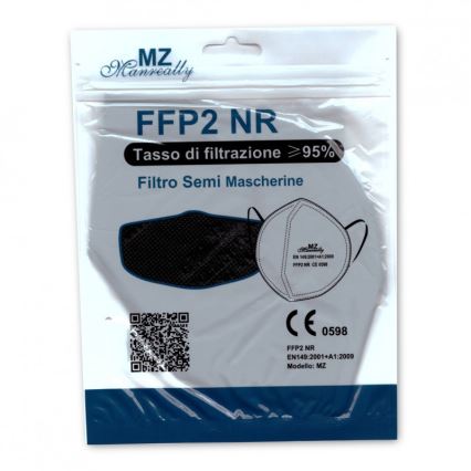 Masque FFP2 NR CE 0598 gris 1pc