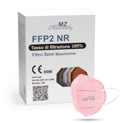 Masque FFP2 NR CE 0598 rose 1pc