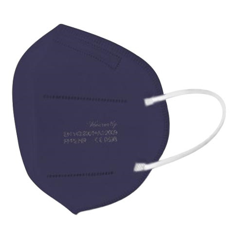 Masque FFP2 NR CE 0598 violet foncé 1pc