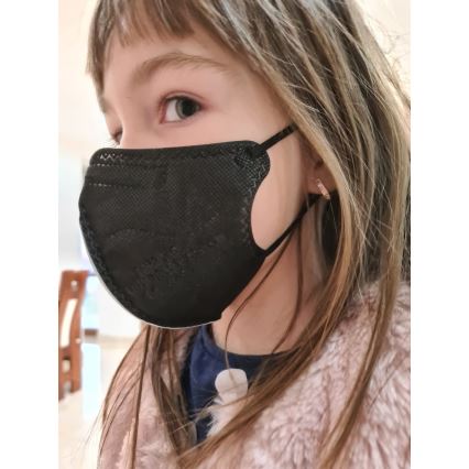 Masque FFP2 NR Noir 1pc taille enfant