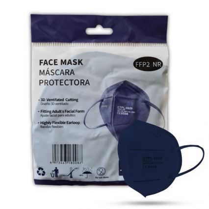 Masque Media Sanex FFP2 NR / KN95 Bleu foncé 1pc