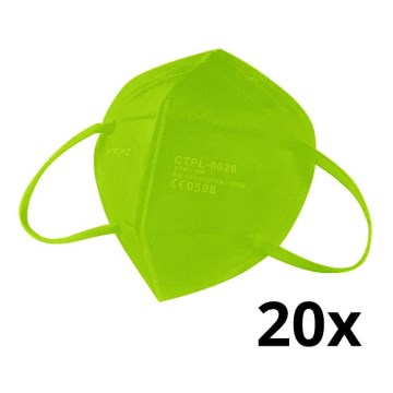 Masque Media Sanex FFP2 NR / KN95 Vert 20pcs