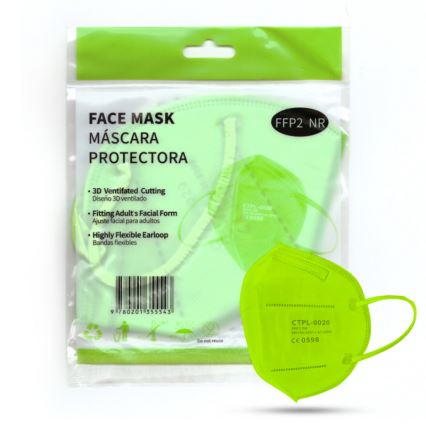 Masque Media Sanex FFP2 NR / KN95 Vert 50pcs