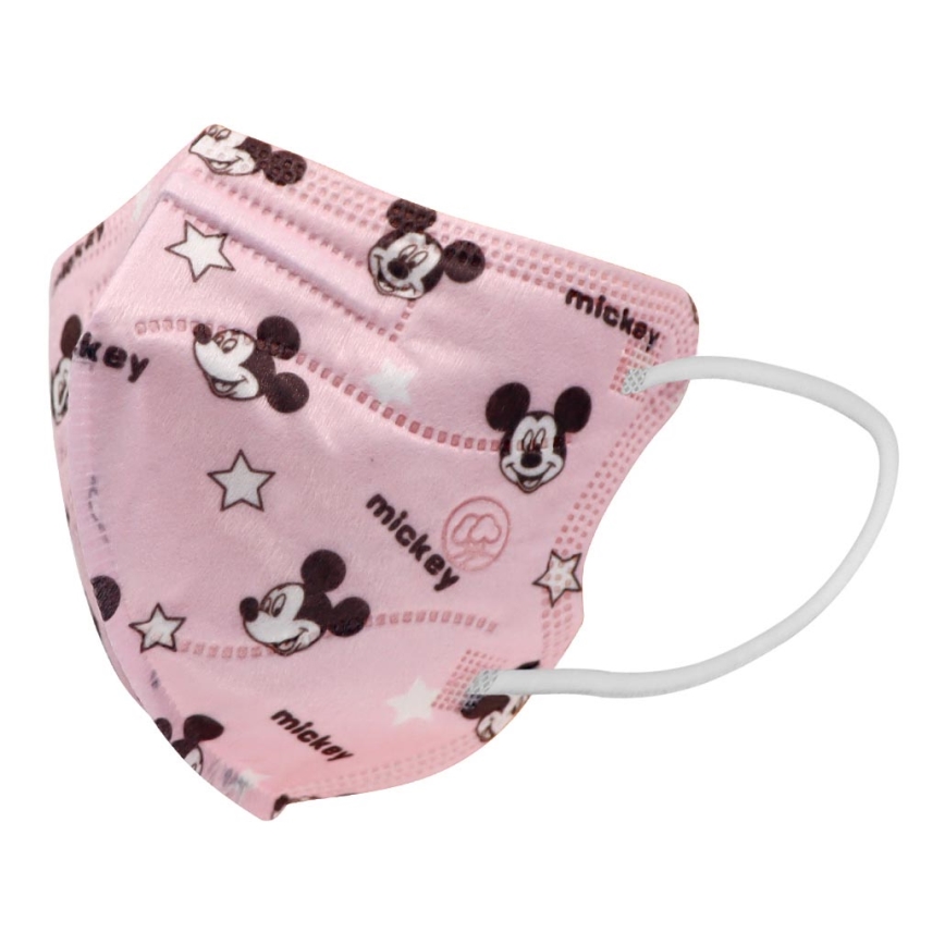 Masque taille enfant FFP2 Enfants NR CE 0370 Mickey rose 1pc