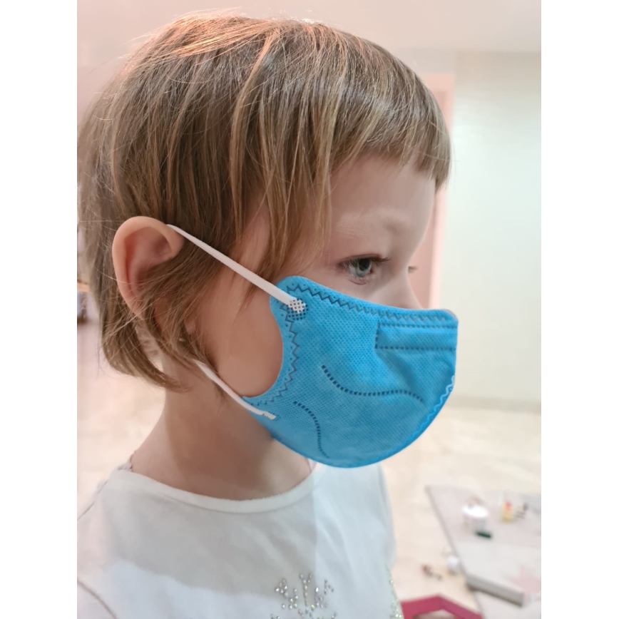 Masque taille enfant FFP2 NR Kids bleu 20pcs