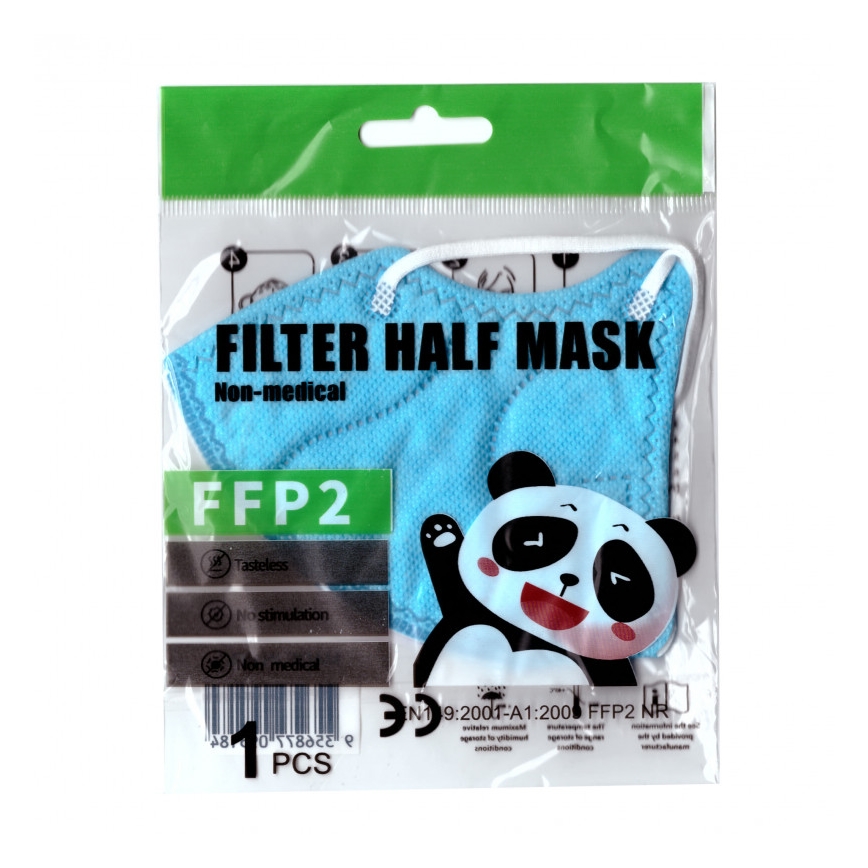 Masque taille enfant FFP2 NR Kids bleu 20pcs