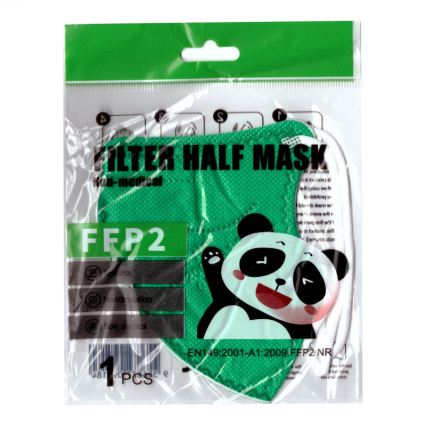 Masque taille enfant FFP2 NR Kids vert 20pcs