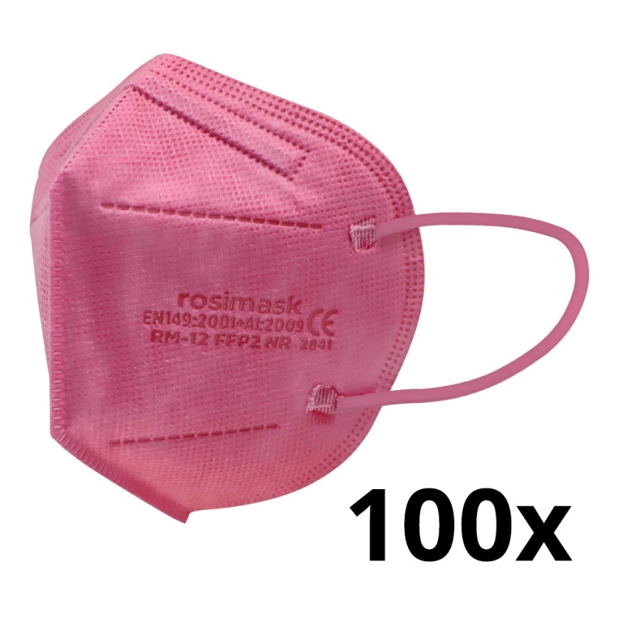 Masque taille enfant FFP2 ROSIMASK MR-12 NR rose 100pcs