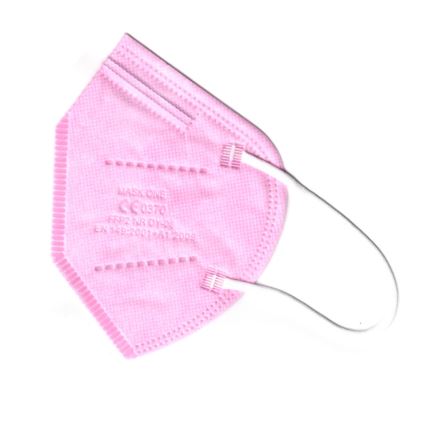 Masque taille enfant Mask One FFP2 NR - CE 0370 rose 1pc